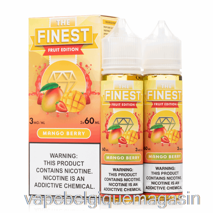 Vape Jetable Mangue Berry - édition Fruit La Plus Fine - 120ml 0mg